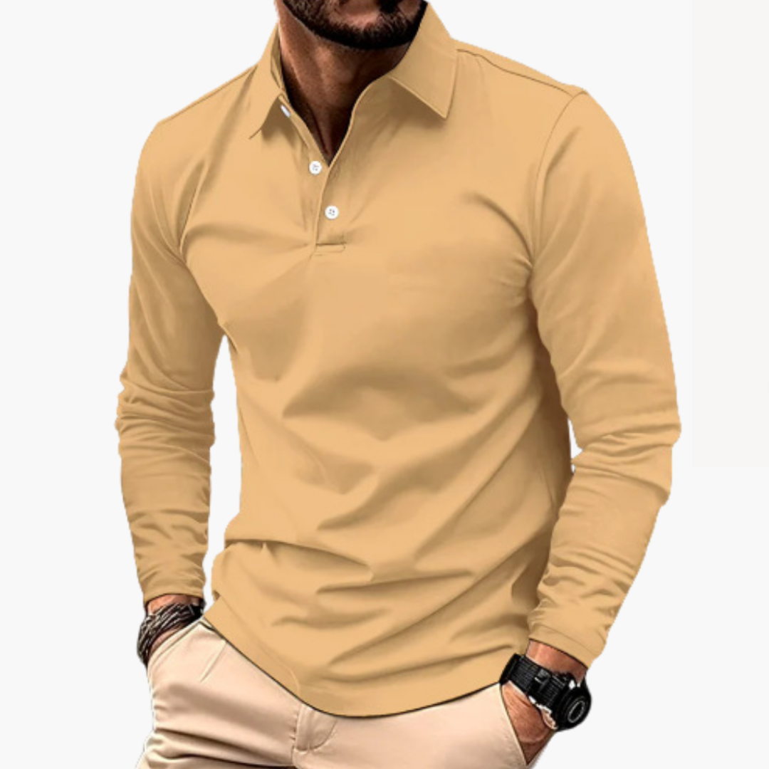 Polo Uomo Maniche Lunghe Cotone | Altivaro-Altivaro