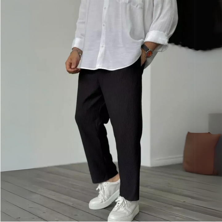 Uomo Pantaloni Larghi Cotone Casual Estivi | Altivaro-Altivaro