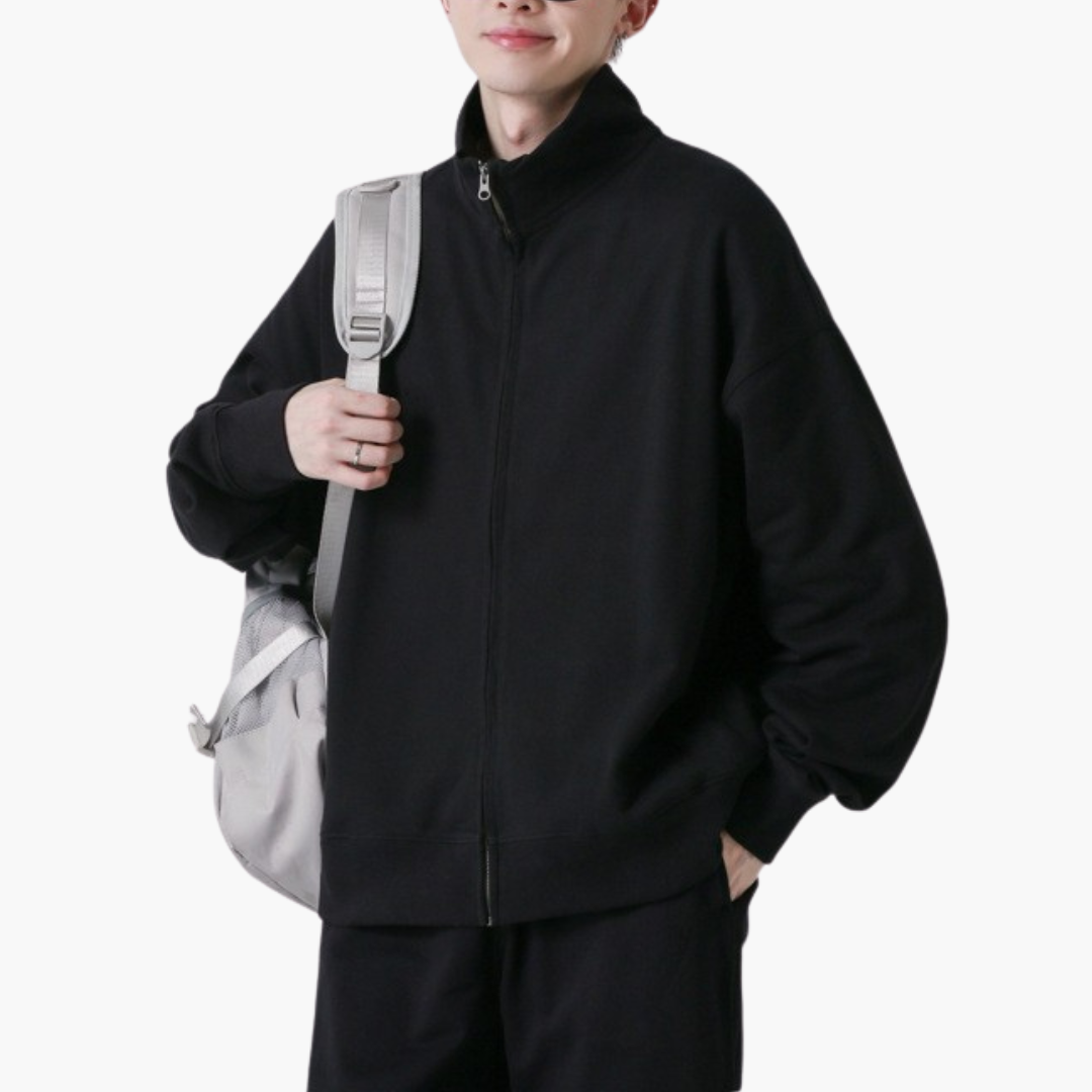 Felpa in cotone zip-up per uomo | Altivaro