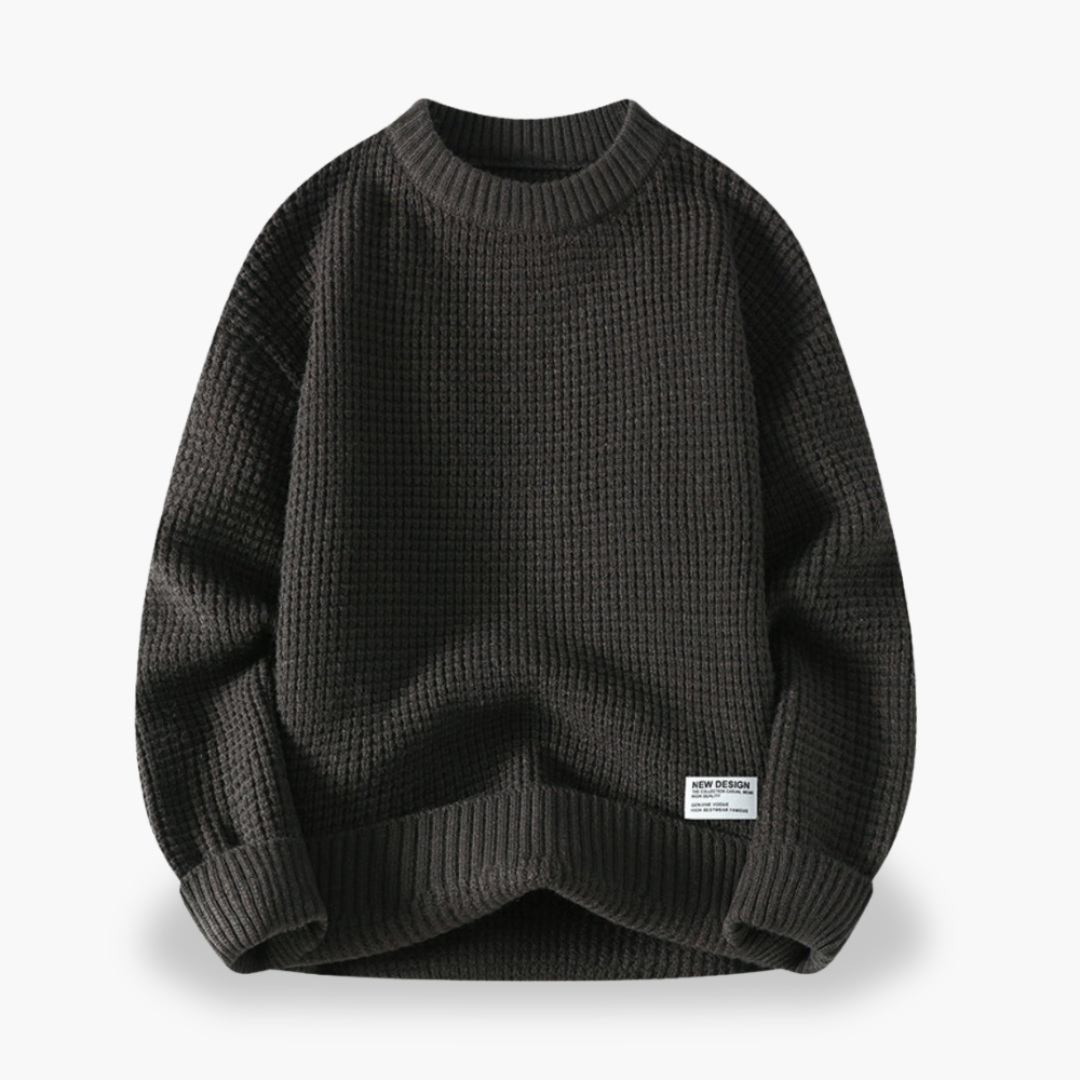 Maglione Uomo in Cotone con Collo Alto | Altivaro