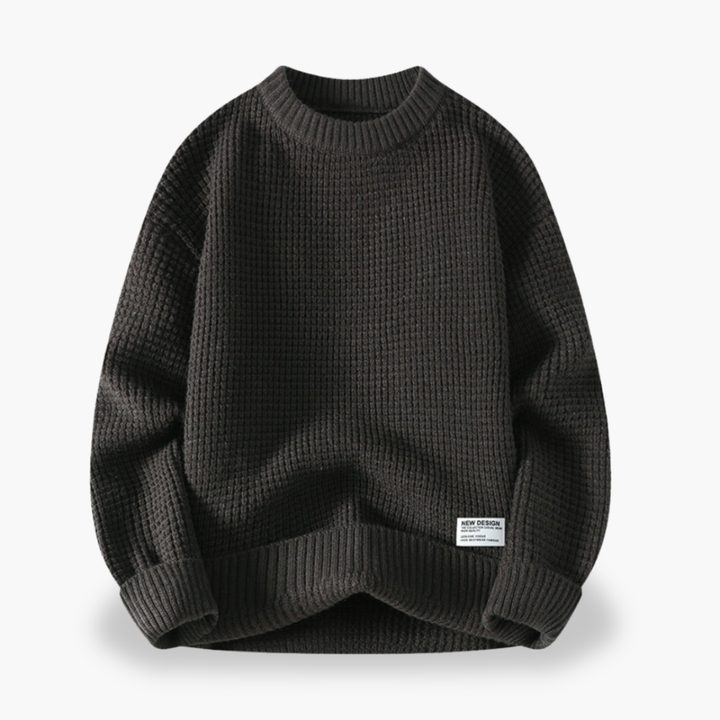 Maglione Uomo in Cotone con Collo Alto | Altivaro