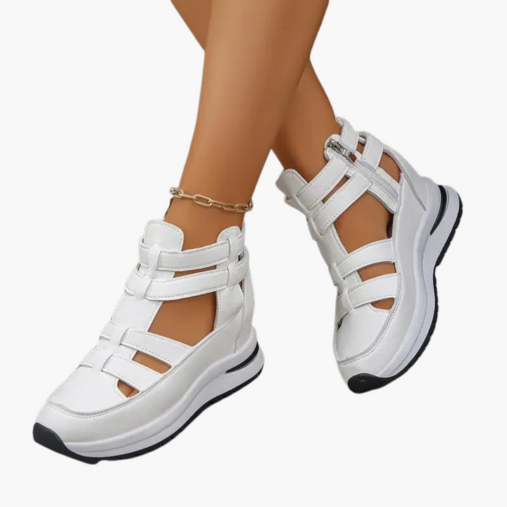 Sandals Orthopedic Women's Sneakers Wedge Summer Leather | Altivaro