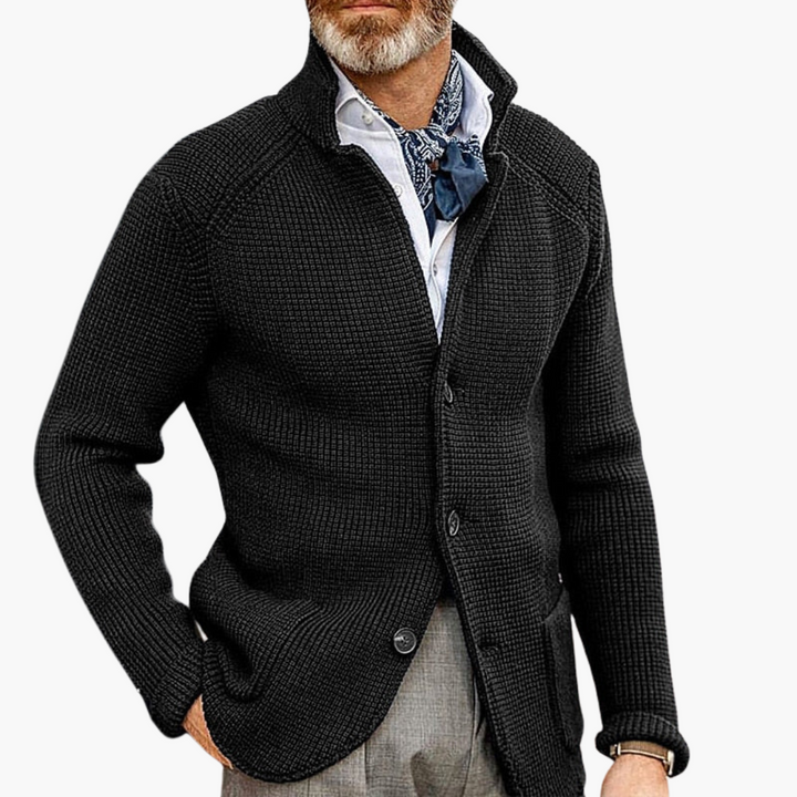 Cardigan da Uomo con Collo Alto | Altivaro