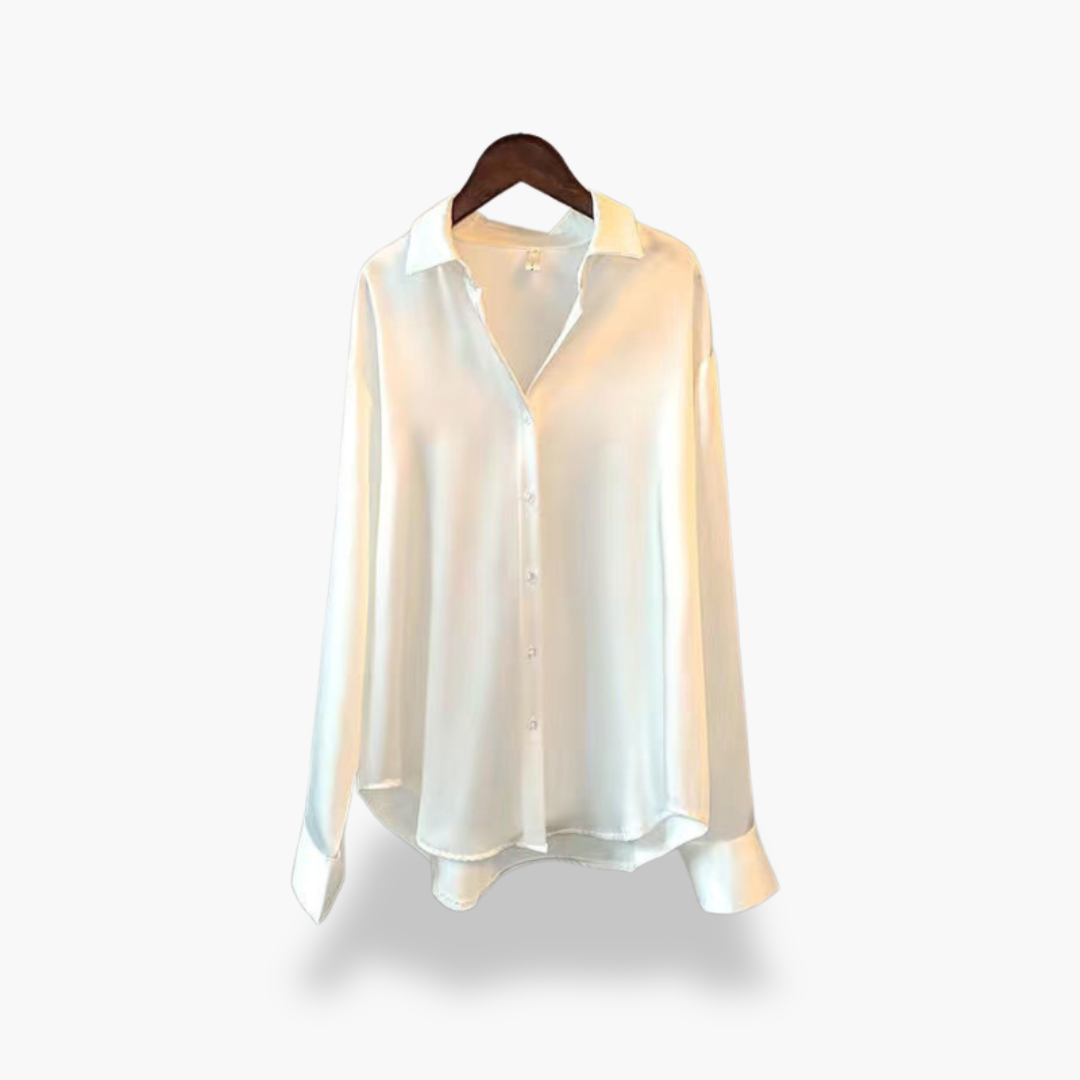 Camicia Donna in Raso a Maniche Lunghe | Altivaro