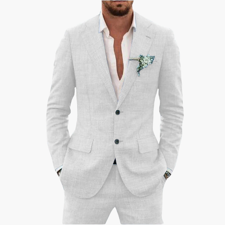 Abito Uomo con Giacca, Pantaloni e Dettagli Floreali | Altivaro