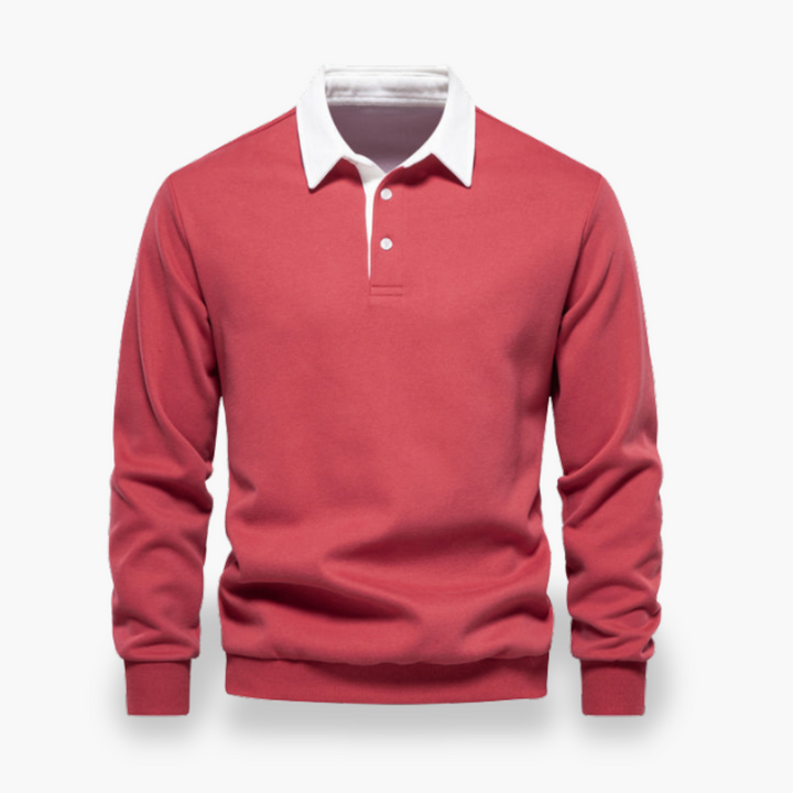 Felpa Polo Uomo  Maglione Casual in Cotone | Altivaro