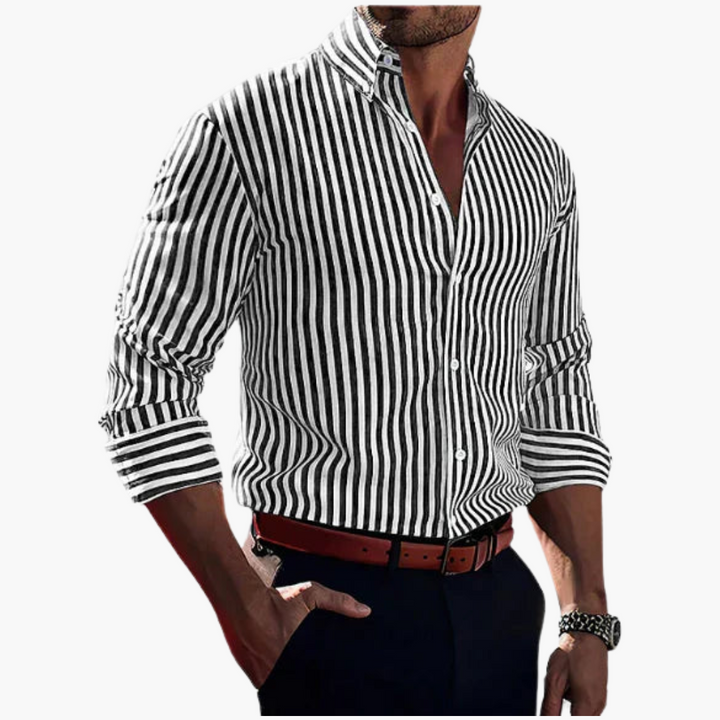 Camicia Uomo A Righe Classica | Altivaro