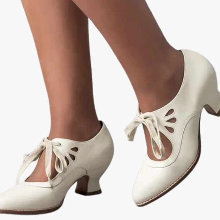 Scarpe Donna Ortopediche in Pelle con Tacco Medio | Altivaro