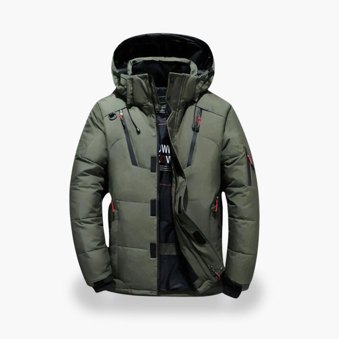 Giubbotto Invernale Uomo Impermeabile Cappuccio Piumino Tecnico | Altivaro