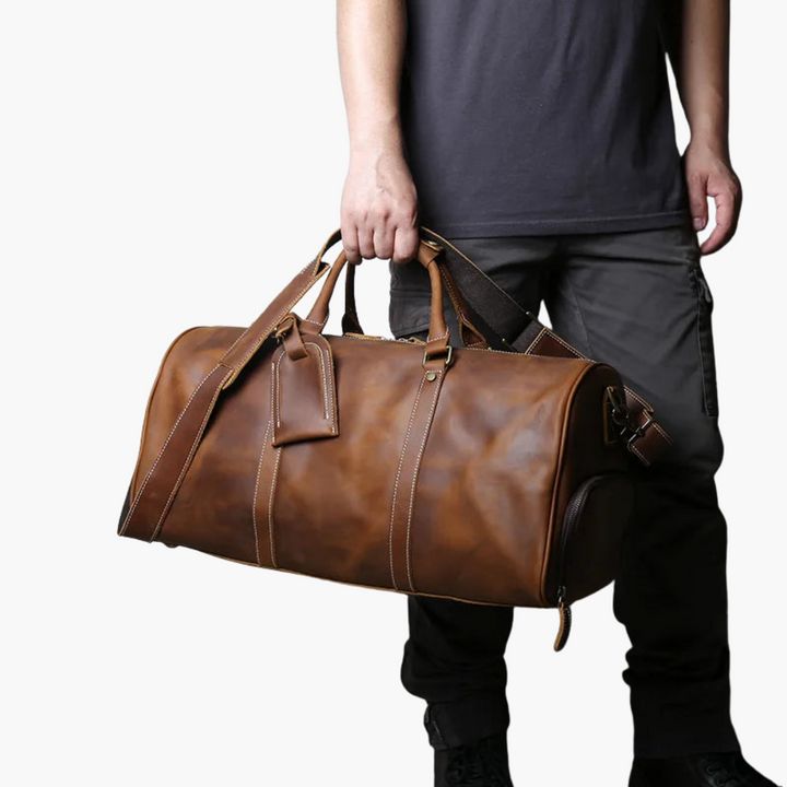Herren Leder Reisetasche Wochenendtasche Vintage | Altivaro