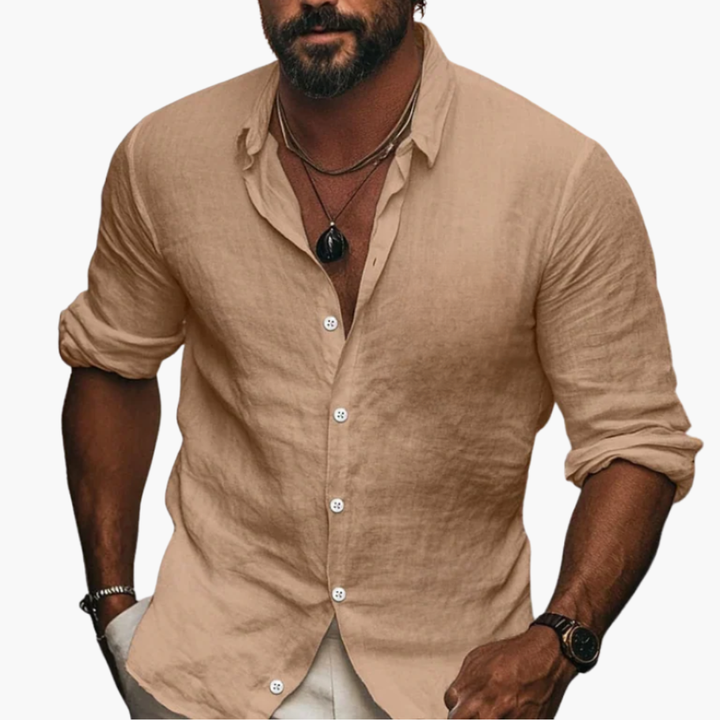 Camicia Uomo con Colletto e Maniche Lunghe | Altivaro