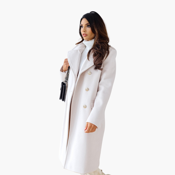 Cappotto Elegante Donna Doppiopetto in Lana | Altivaro