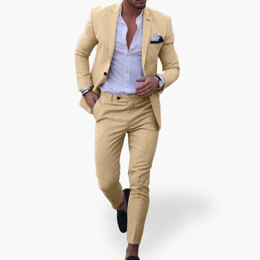 Completo Uomo Pastello con Giacca e Pantaloni | Altivaro