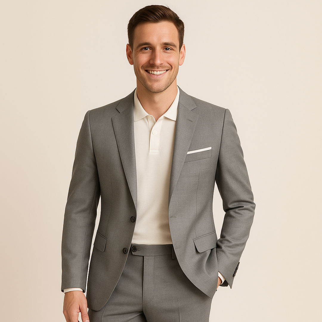 Completo Elegante da Uomo – Abito Classico a Due Pezzi per Cerimonia o Lavoro | Altivaro-Altivaro