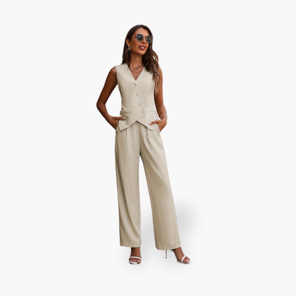Completo Donna Gilet Pantaloni Elegante | Altivaro-Altivaro
