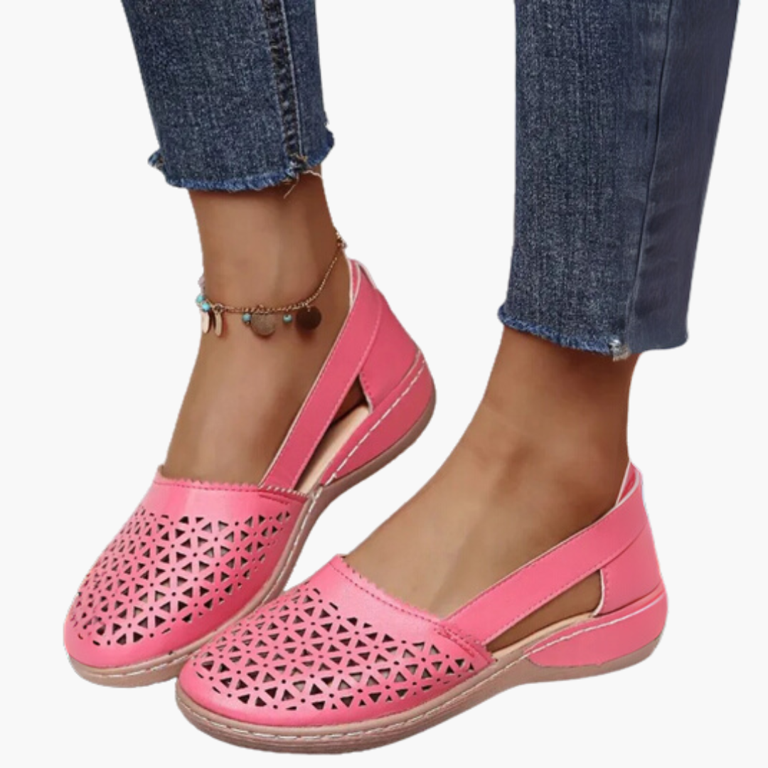 Scarpe Ortopediche Donna Bianche Estive in Pelle  Basse | Altivaro