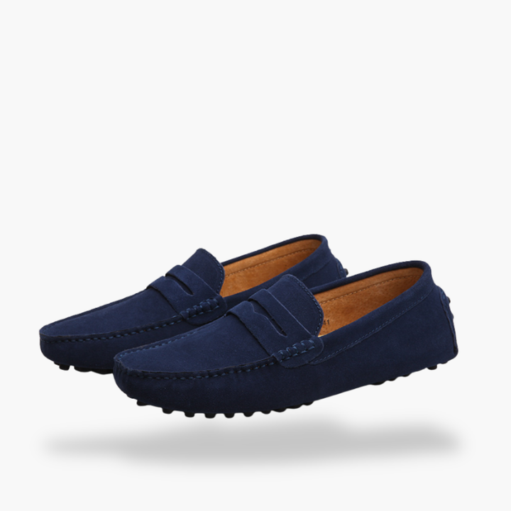 Orthopedic Suede Loafers for Men with Rubber Sole | Altivaro