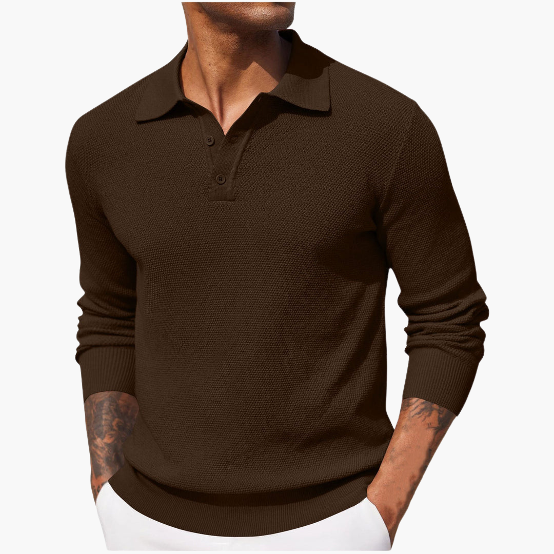 Maglione Polo Uomo Maniche Lunghe | Altivaro