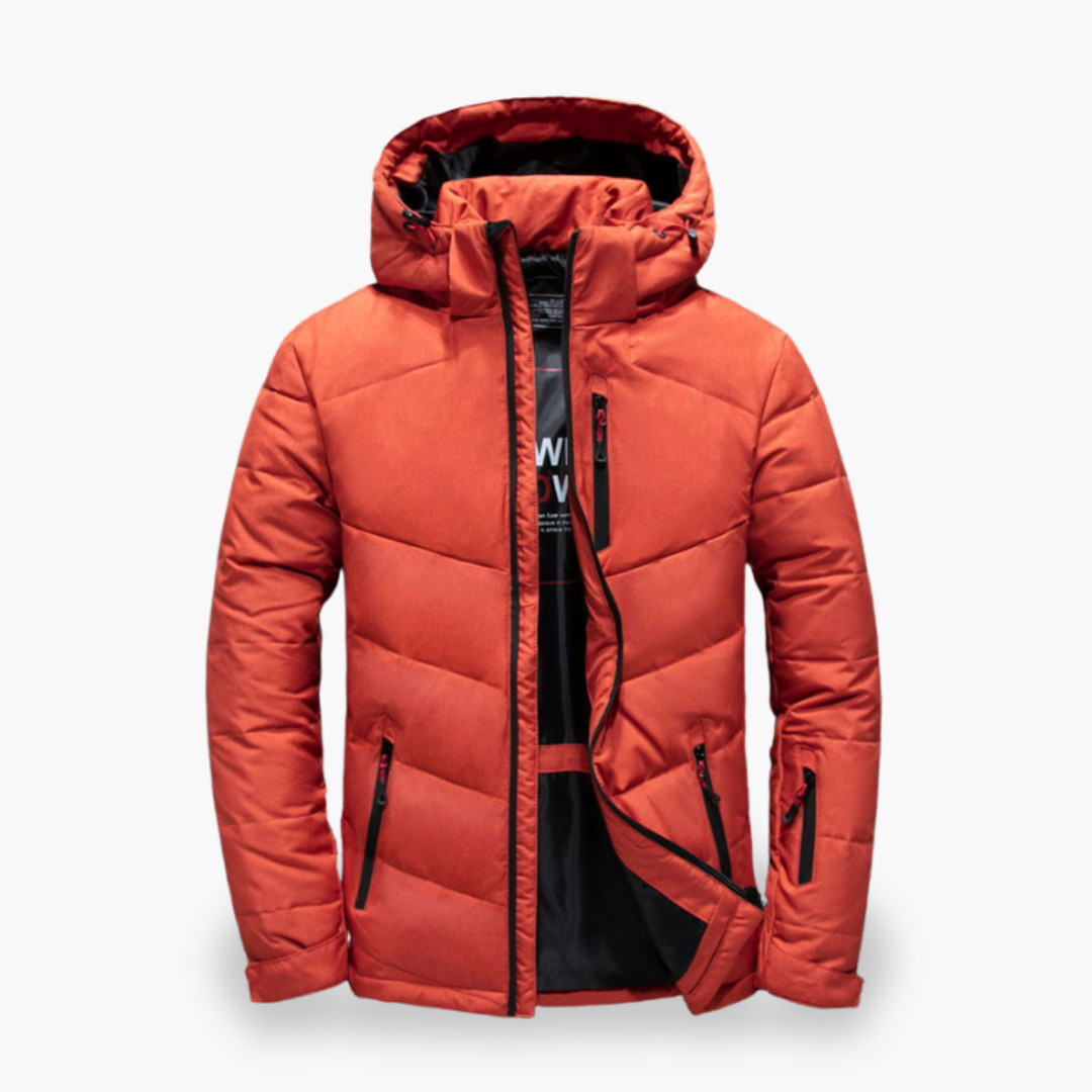 Men's Winter Down Jacket with Hood | Altivaro