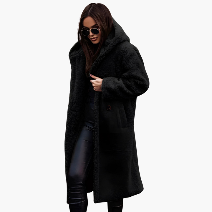 Cappotto Teddy Bear Oversize da Donna | Altivaro