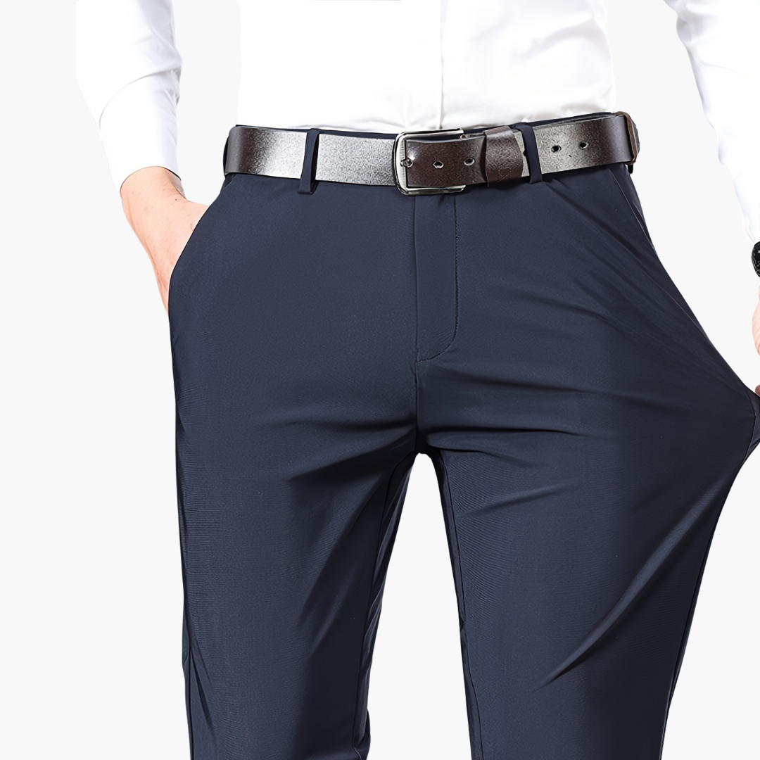 Pantaloni Uomo Eleganti in Tessuto Leggero | Altivaro