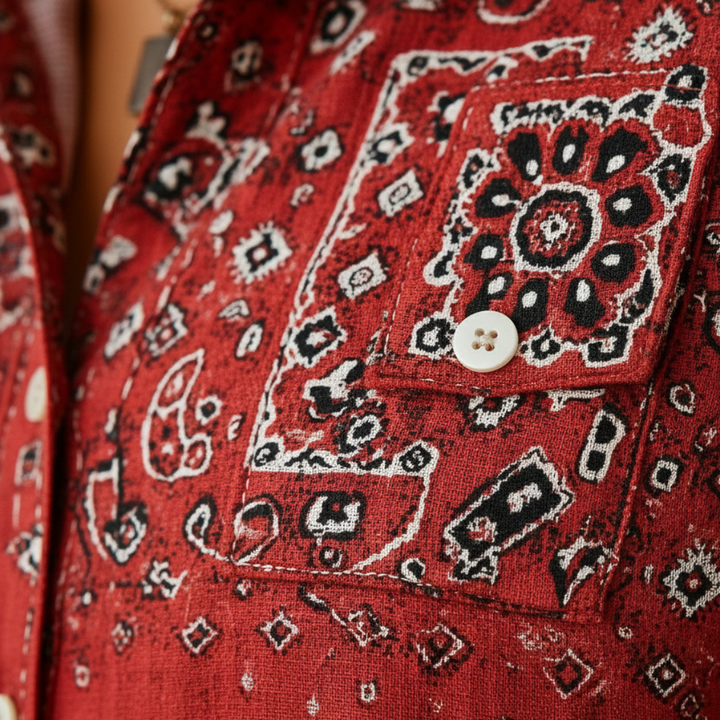 Camicia donna a maniche lunghe in cotone con tasche | Altivaro