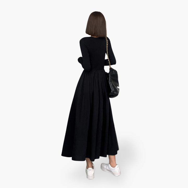 Vestito Donna Lungo Maniche Lunghe Elegante | Altivaro