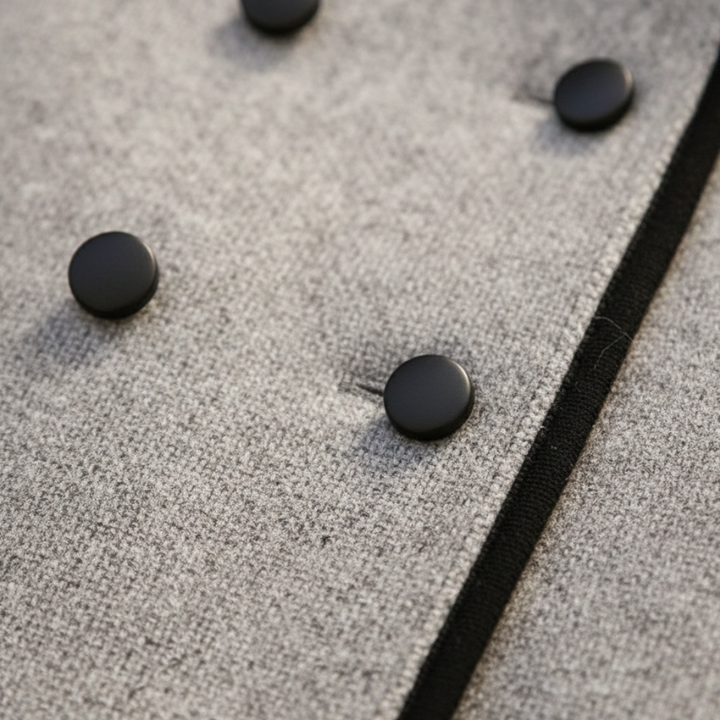 Damenmantel aus Polyester mit Doppelreißverschluss | Altivaro