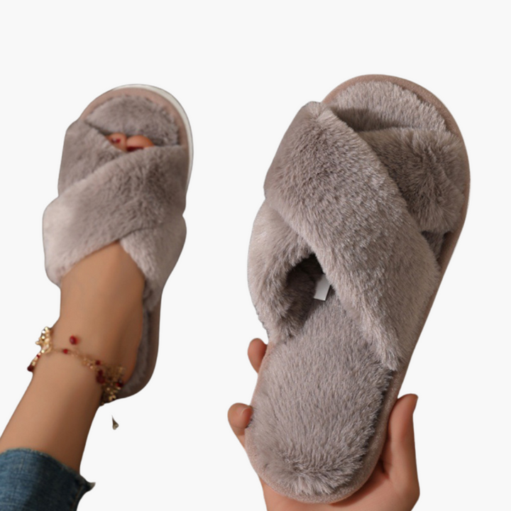 Women's Plush Orthopedic Non-slip Slippers | Altivaro