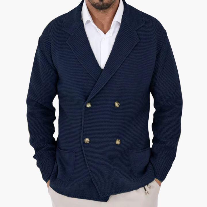 Giacca Doppiopetto Uomo in Maglia Cotone | Altivaro