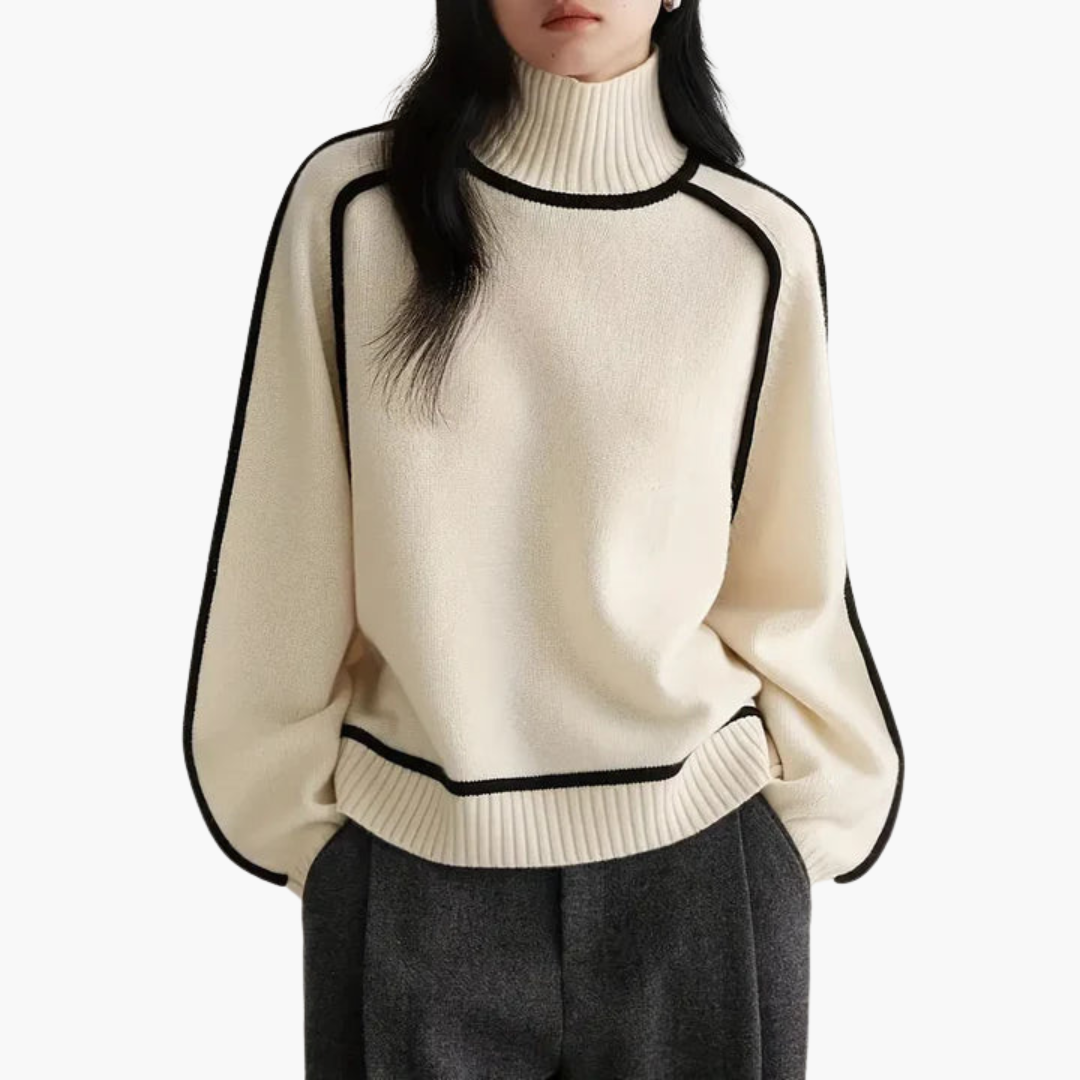 Maglione Oversize Donna con Collo Alto | Altivaro