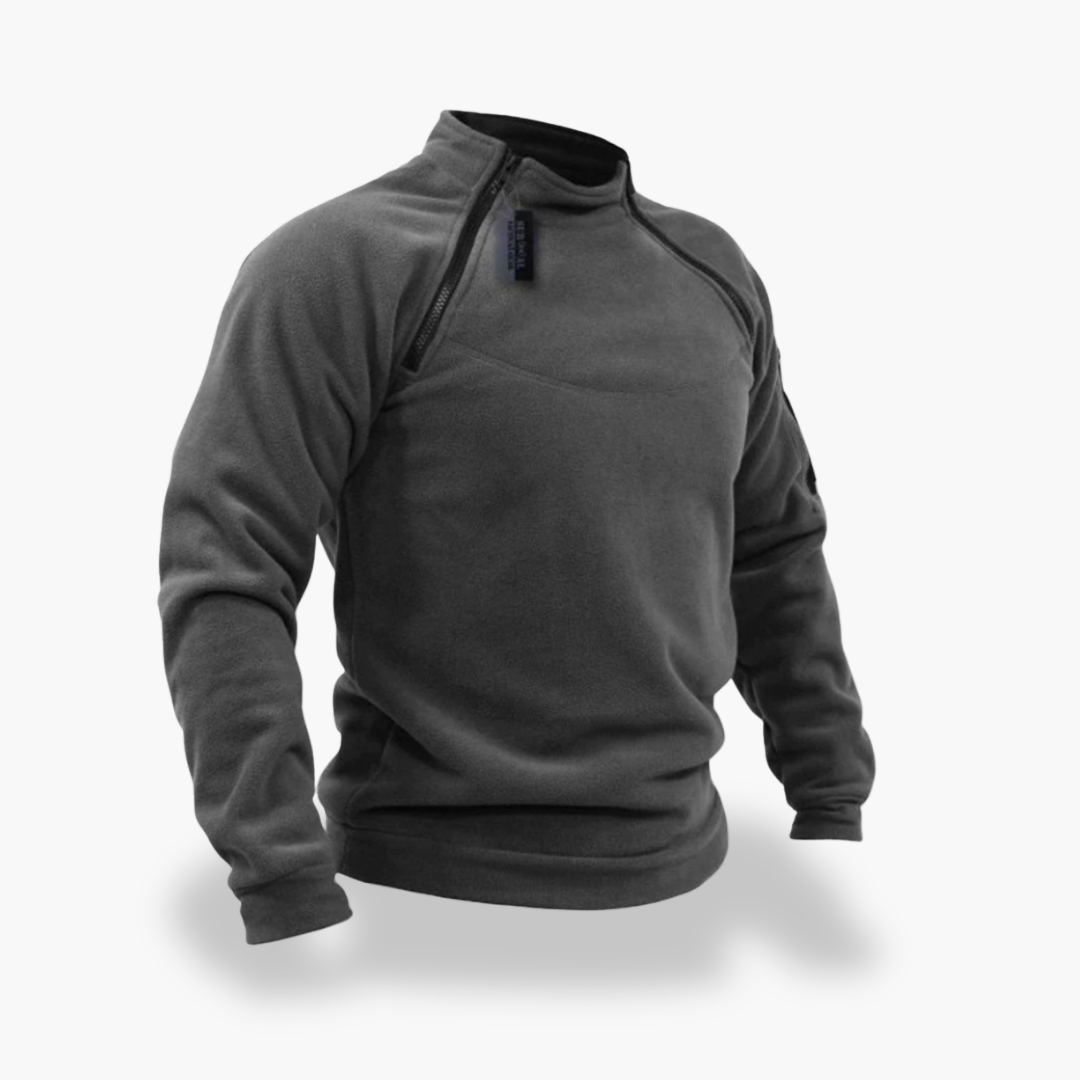 Felpa Uomo in Pile Giacca Termica con Zip e Tasche | Altivaro