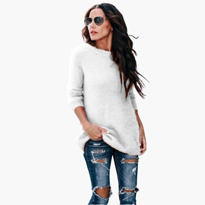 Maglione Donna Morbido Lavorato a Maglia con Maniche Lunghe | Altivaro