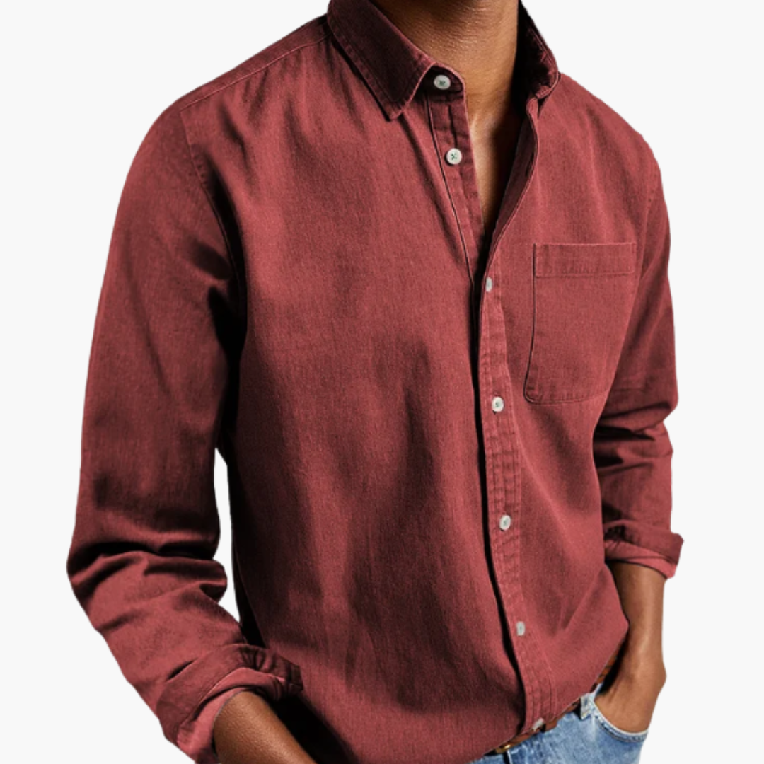 Camicia Uomo Cotone Maniche Lunghe | Altivaro