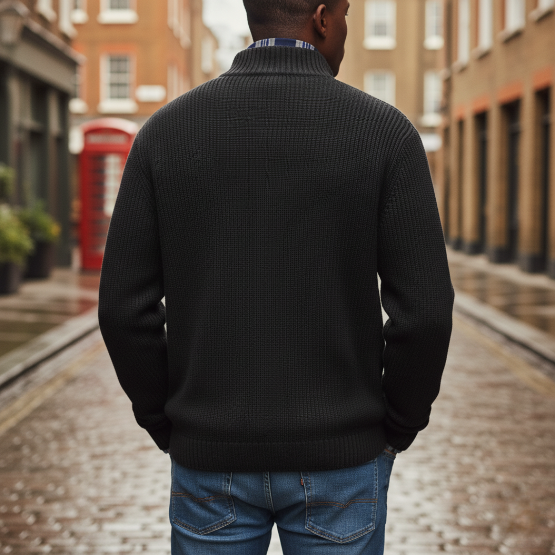 Herren Wollzip-Pullover | Altivaro