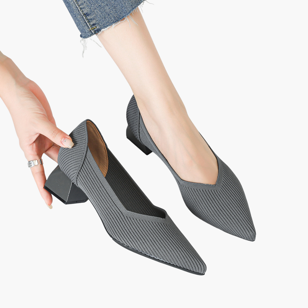 Orthopedic Heeled Shoes in Fabric for Women | Altivaro