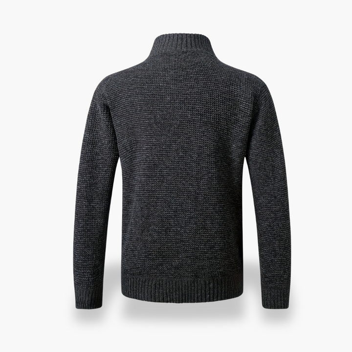 Cardigan Giacca Uomo Lana Trapuntata Zip | Altivaro