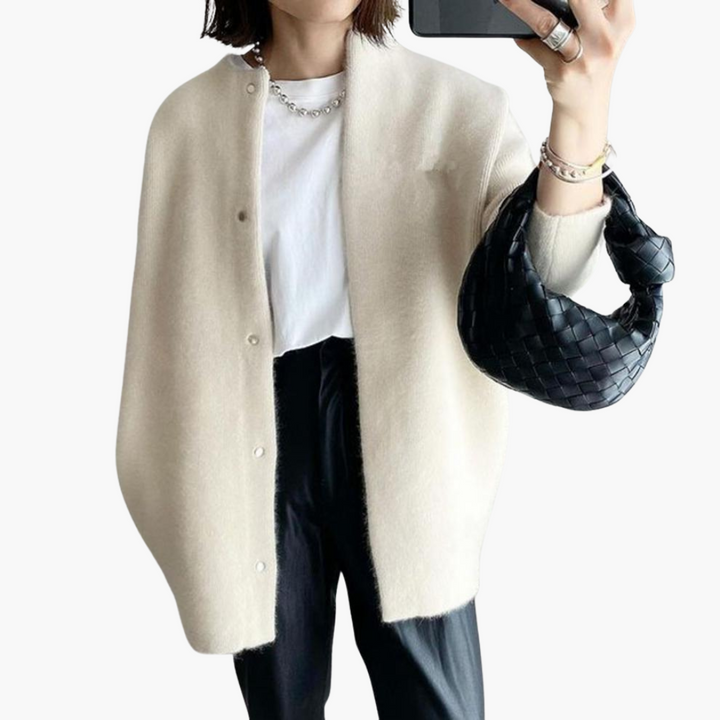 Giacca Cardigan Donna in Cashmere con Bottoni | Altivaro