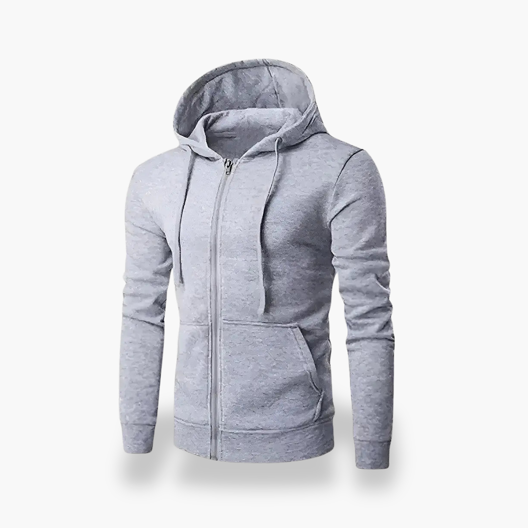 Men's Hoodie with Hood and Zip | Altivaro