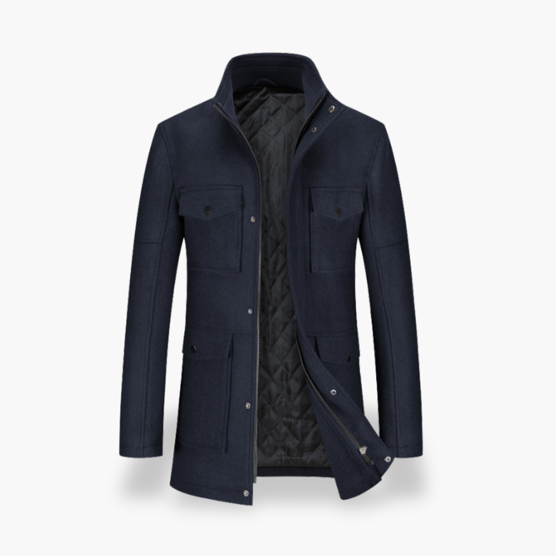 Cappotto Uomo Tasche Bottone | Altivaro