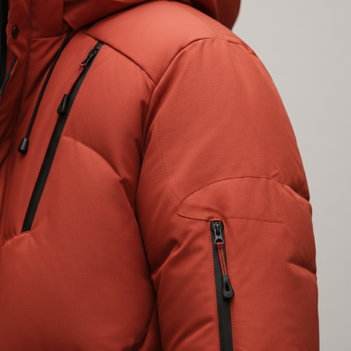 Herren Daunenjacke mit Kapuze und Wattierung | Altivaro