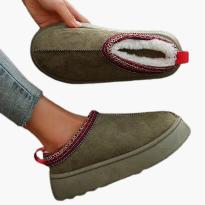 Pantofole Ortopediche Invernali in Suede per Donna | Altivaro