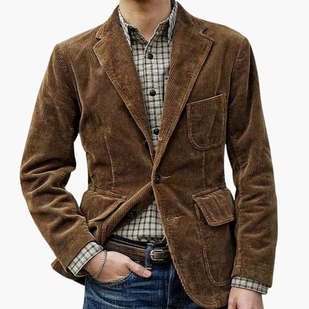 Giacca Uomo Velluto Casual Autunno Primavera | Altivaro