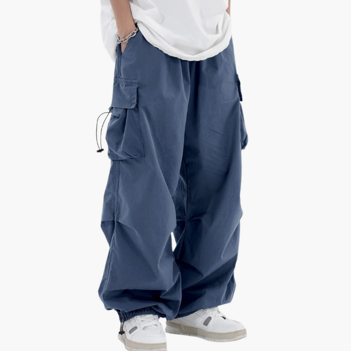 Wide Cargo Pants Men Streetwear Casual | Altivaro