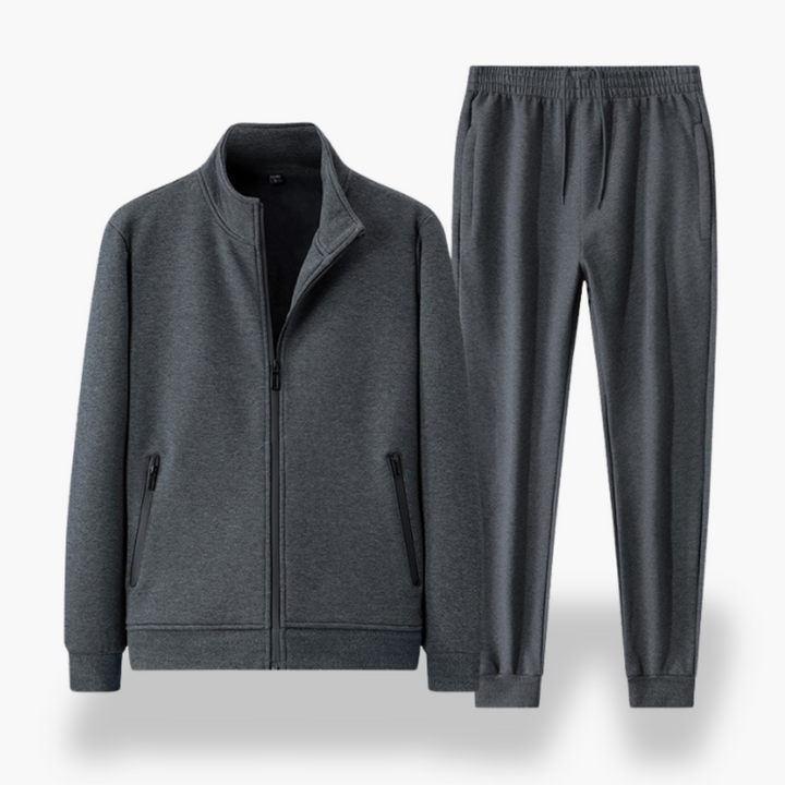 Uomo Tuta sportiva in cotone con zip | Altivaro