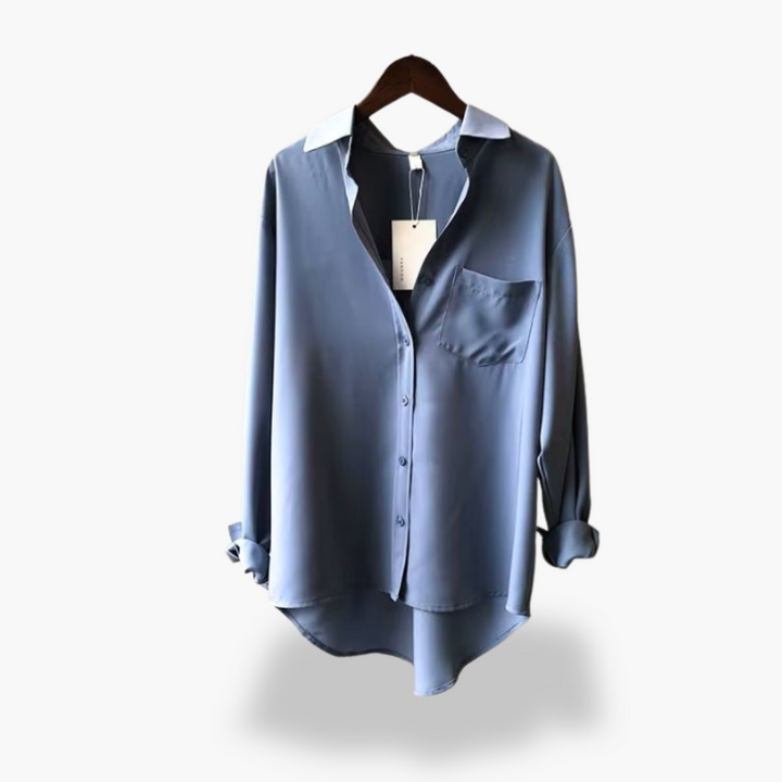 Camicia da Donna in Seta con Colletto e Taschino | Altivaro