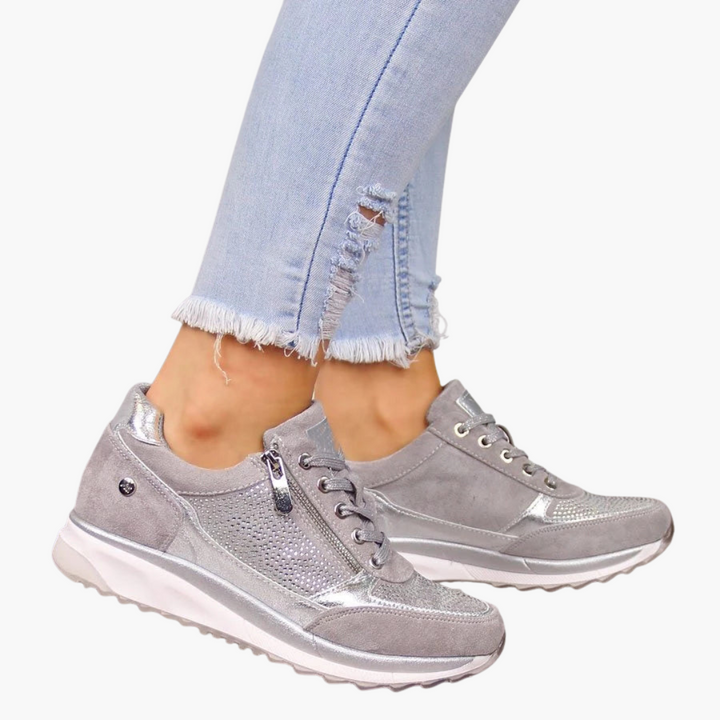 Sneakers Donna con Zip e Suola Comfort | Altivaro