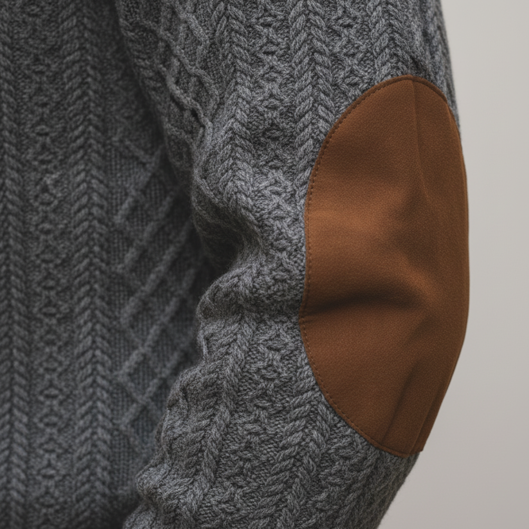 Herrenpullover Gestrickter Wollpullover Rollkragen | Altivaro