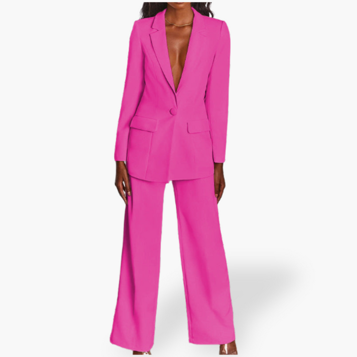 Completo Donna Elegante Giacca Pantalone Tailleur Classico | Altivaro
