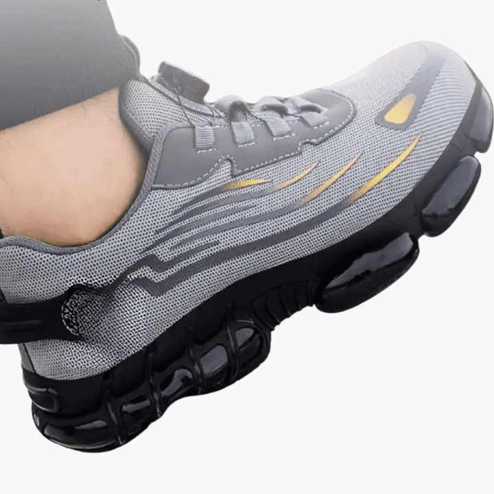 Scarpe Ortopediche Uomo Grigio Traspiranti Antinfortunistiche Ultraleggere | Altivaro-Altivaro
